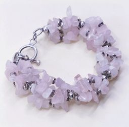 Silpada Rose Quartz Bracelet 🌸