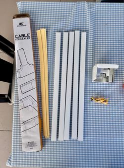 Cable Concealer Kit – White – Mostly Complete