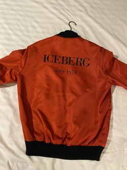 Brand New Iceberg Logo Bomber Jacket Size 50/40