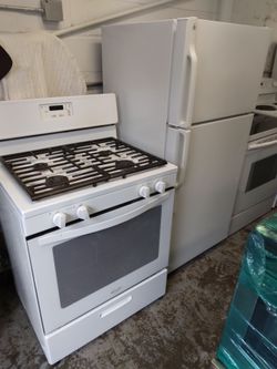 Fridge And Electric And Gas Stove