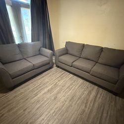 Couch and loveseat