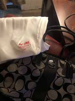 Gently used coach bag