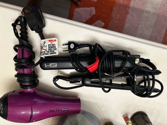 Curling hair dryer and more
