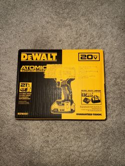 DeWalt 20V Atomic Brushless Impact Driver Kit – NEW – Battery, Charger, Bag