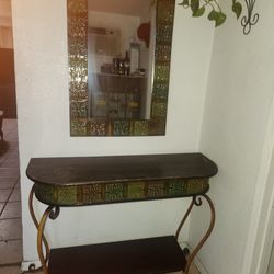 Set Of Mirror And Table