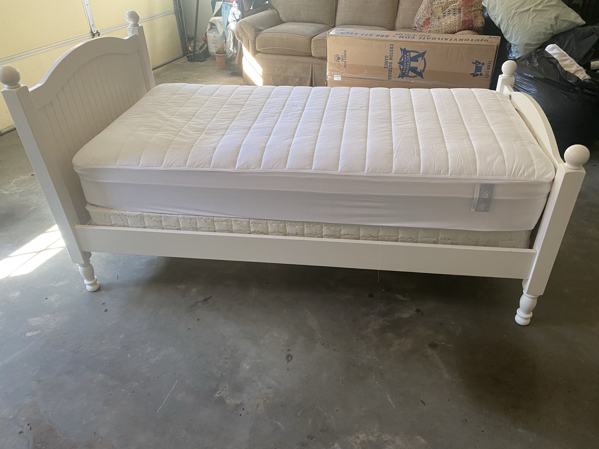 Pottery Barn Twin, Mattress And Box Springs for Sale in Canton, GA