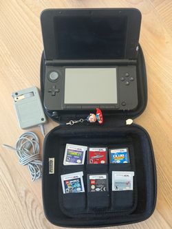 Nintendo 3ds XL with 6 games