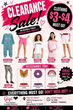🔥 $3–$4 CLOTHING BLOWOUT – EVERYTHING MUST GO!