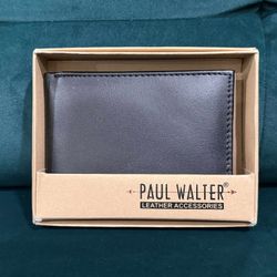 Brand New Paul Walter Leather Wallet 