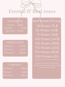 Ramos Ribbon/ Real Roses