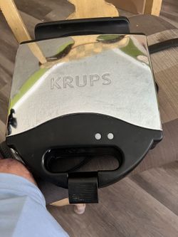 Krups Stainless Steel Waffle Maker 