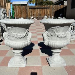 New Flower Pots Made Out Of Cement Perfect Gift 🎁 