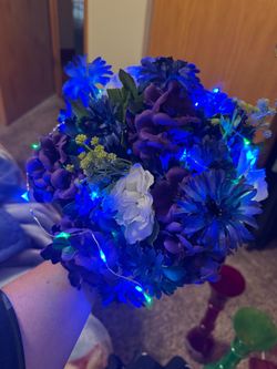 Hand made Seahawks bouquet