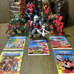 Original 80’s Mattel Masters Of The Universe He-Man Hordak & The Evil Horde (5 figures, 2 play-sets, 6 mini-comics) Complete!!