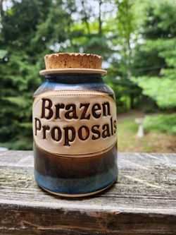 Brazen Proposals Ceramic Jar