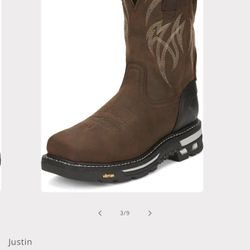 JUSTIN - 11" FRONTLINE HIVIZ - WATERPROOF (NANO TOE) - CR2152