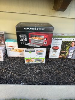 Toaster oven, steamer, grill, chip bowl