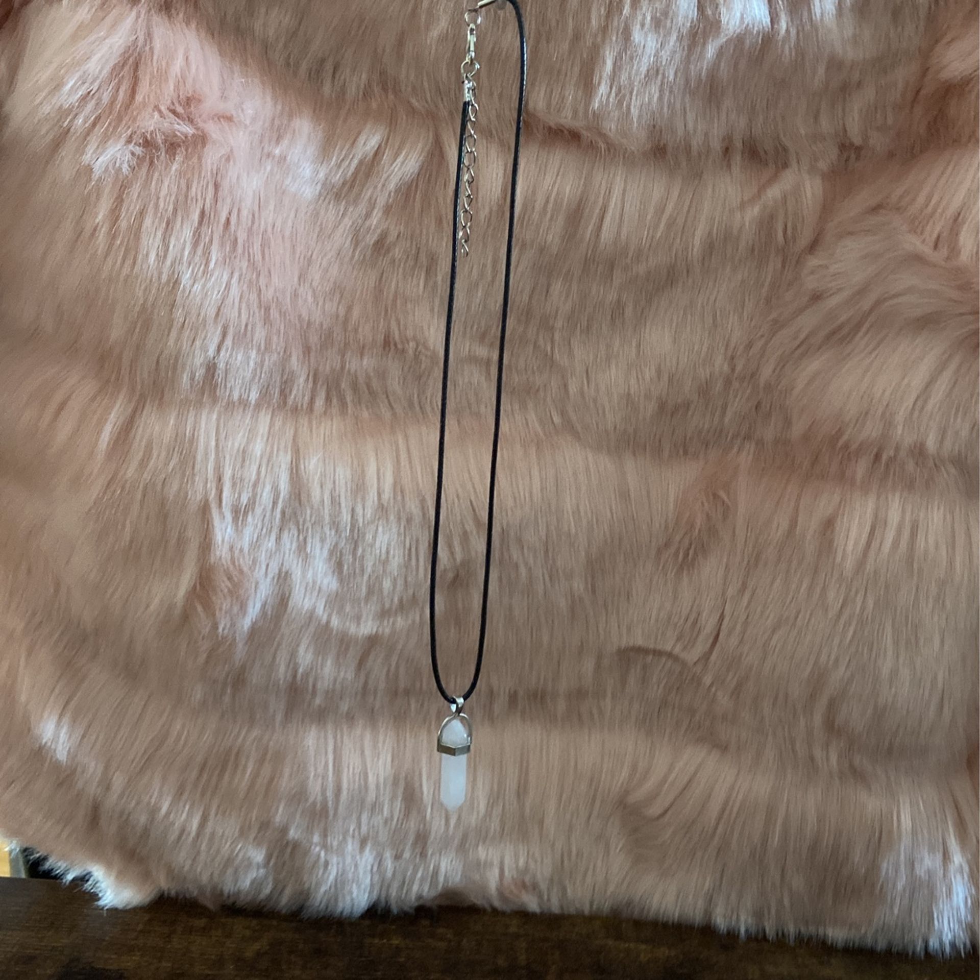 Rose Quartz Charm Necklace 