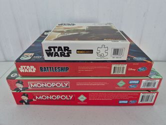 Star Wars & Monopoly Board Game Bundle