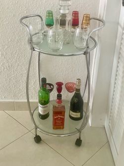 Mesita Bar niquelada