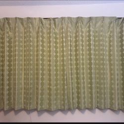 Light Green Japanese Curtains + FREE Curtain Rod (Belle Maison)