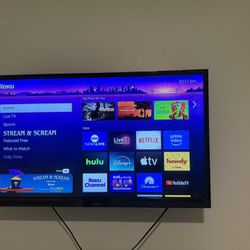 37” Insignia Tv With Wall Mount 