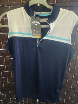 Womens golf shirt.   Large