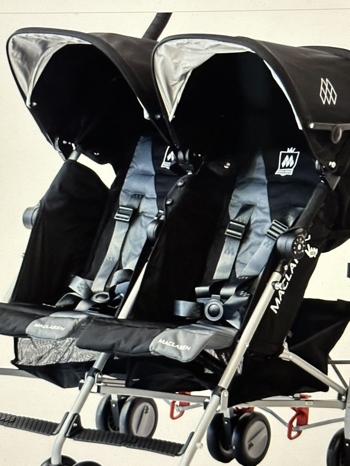 Twin Strollers. Maclaren. W Case