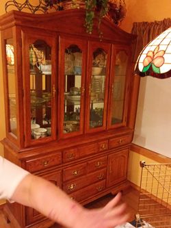 China Cabinet With China