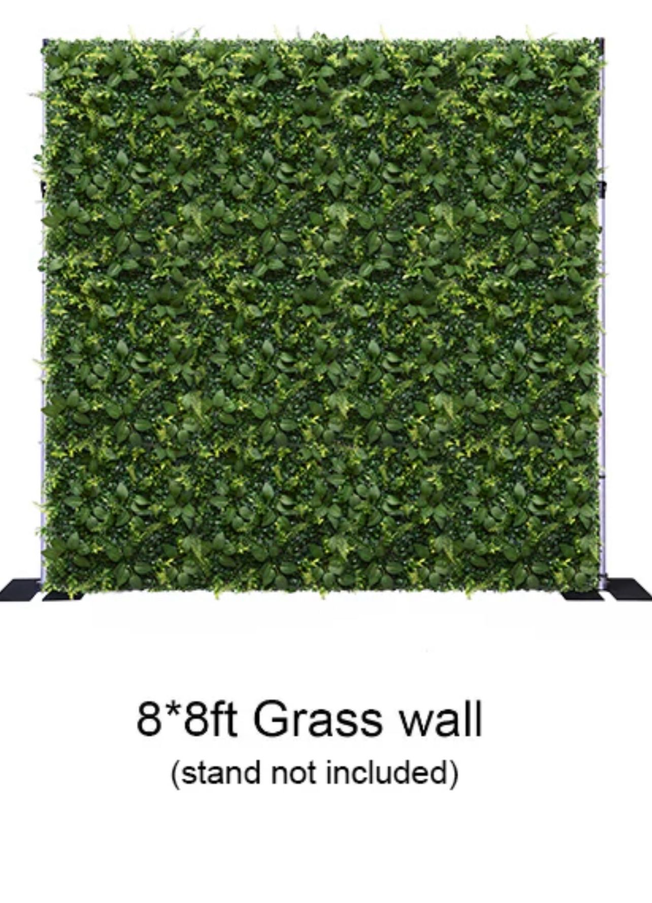 Greenery Backdrop Wall with Curtain Backing For Easy Setup