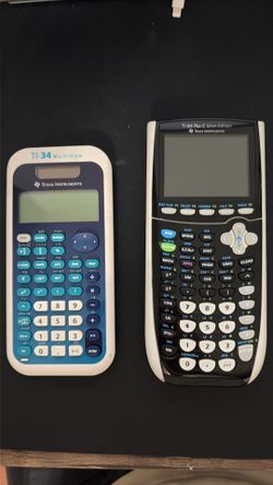 TI-34 and TI-84 Calculator