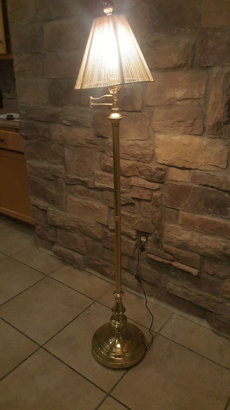 Floor lamp string lamp shade