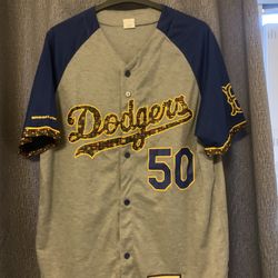 Dodgers Black Heritage Night Mookie Betts Jersey XL