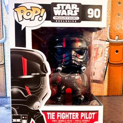 Funko Pop! Star Wars Tie Fighter Pilot [Red Stripe] #90 Smuggler's Bounty 