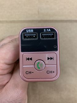 Wireless Bluetooth Car kit handsfree talk MP3 player fm transmitter dual car charger