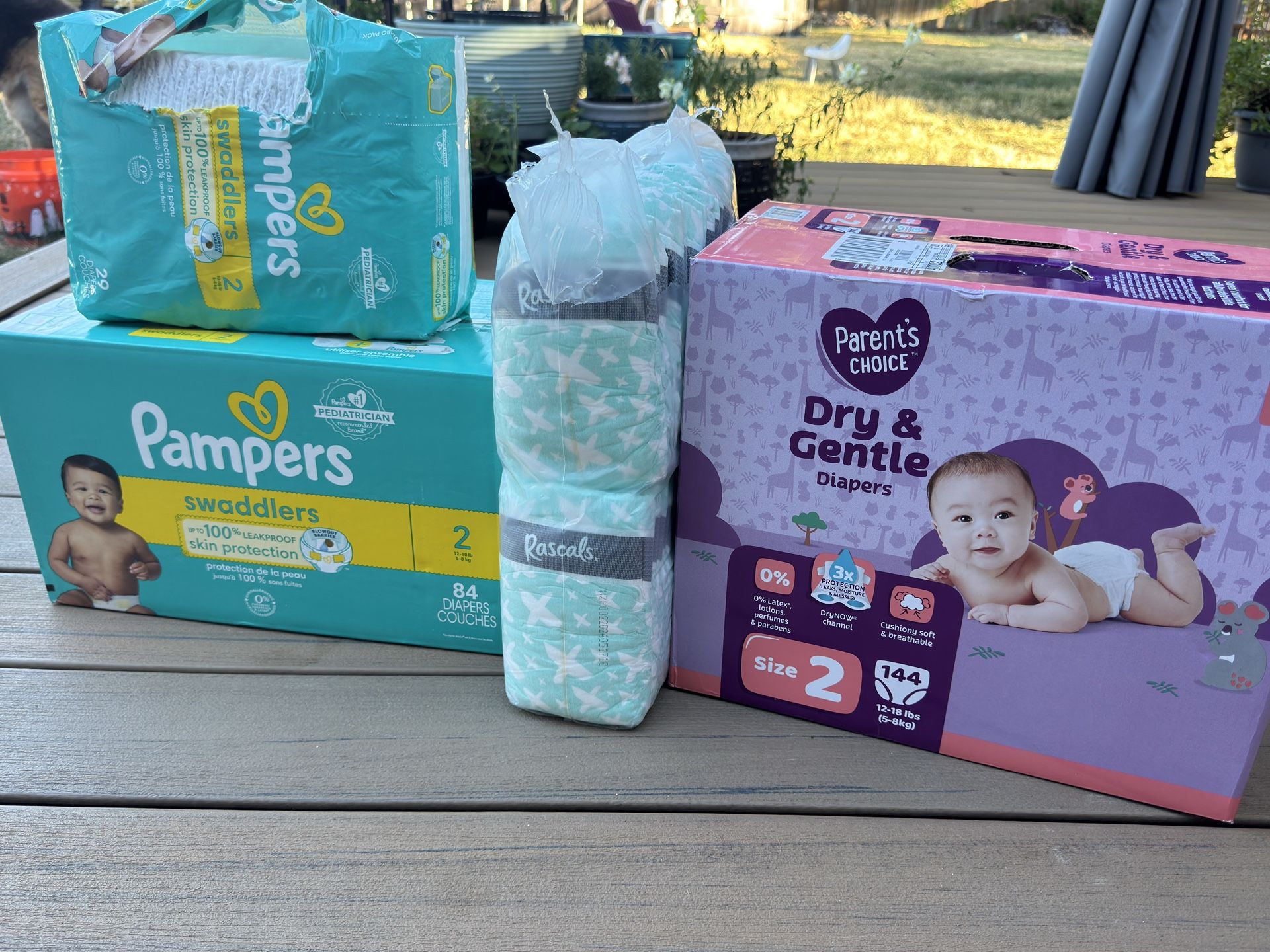 Size 2 Diaper Lot