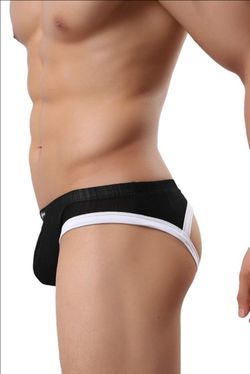 Men's jock white strap