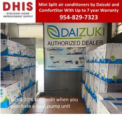 Mini Split Air Conditioners All Sizes up to 23 Seer Available with Heat Pump