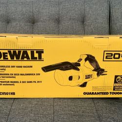 Dewalt 20V Cordless Vacuum (Tool Only)