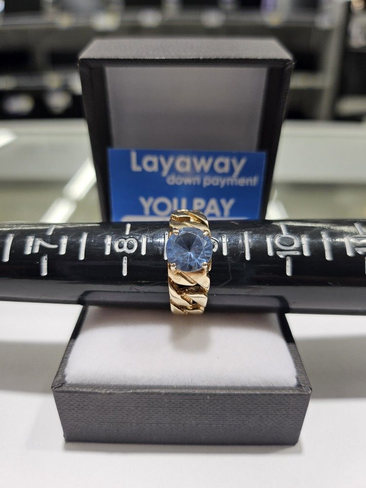 Topaz Birthstone 14k Ring
