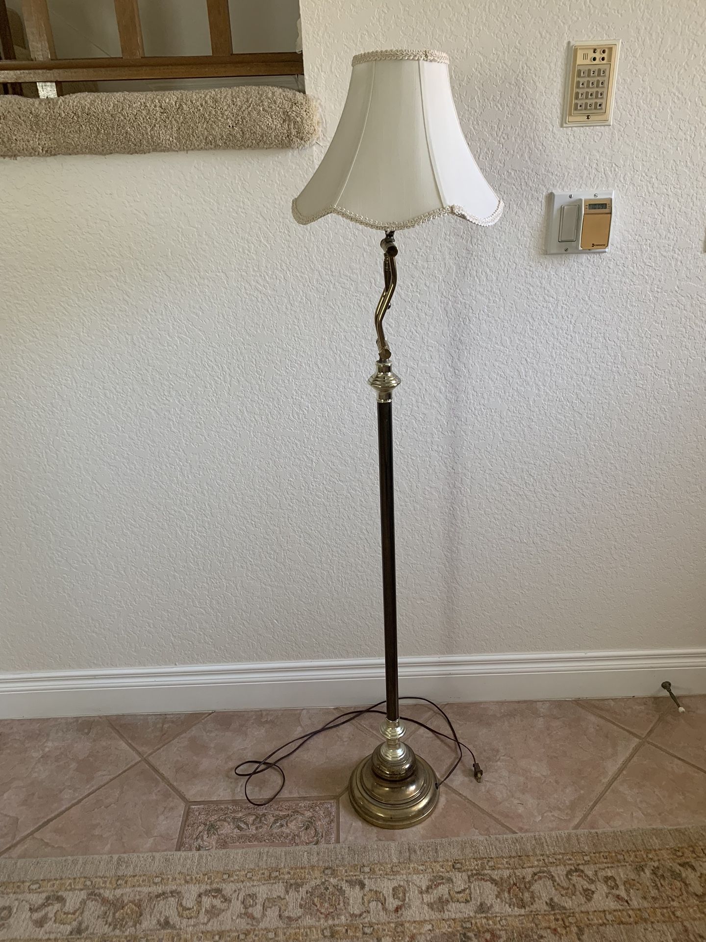 Brass Floor Lamp
