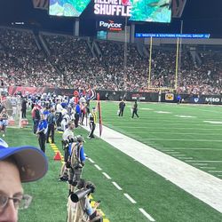 CINCINNATI BENGALS LOWER LEVEL SIDELINE ROW 2 SEASON TICKETS