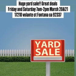Yard Sale Moving Sale. 