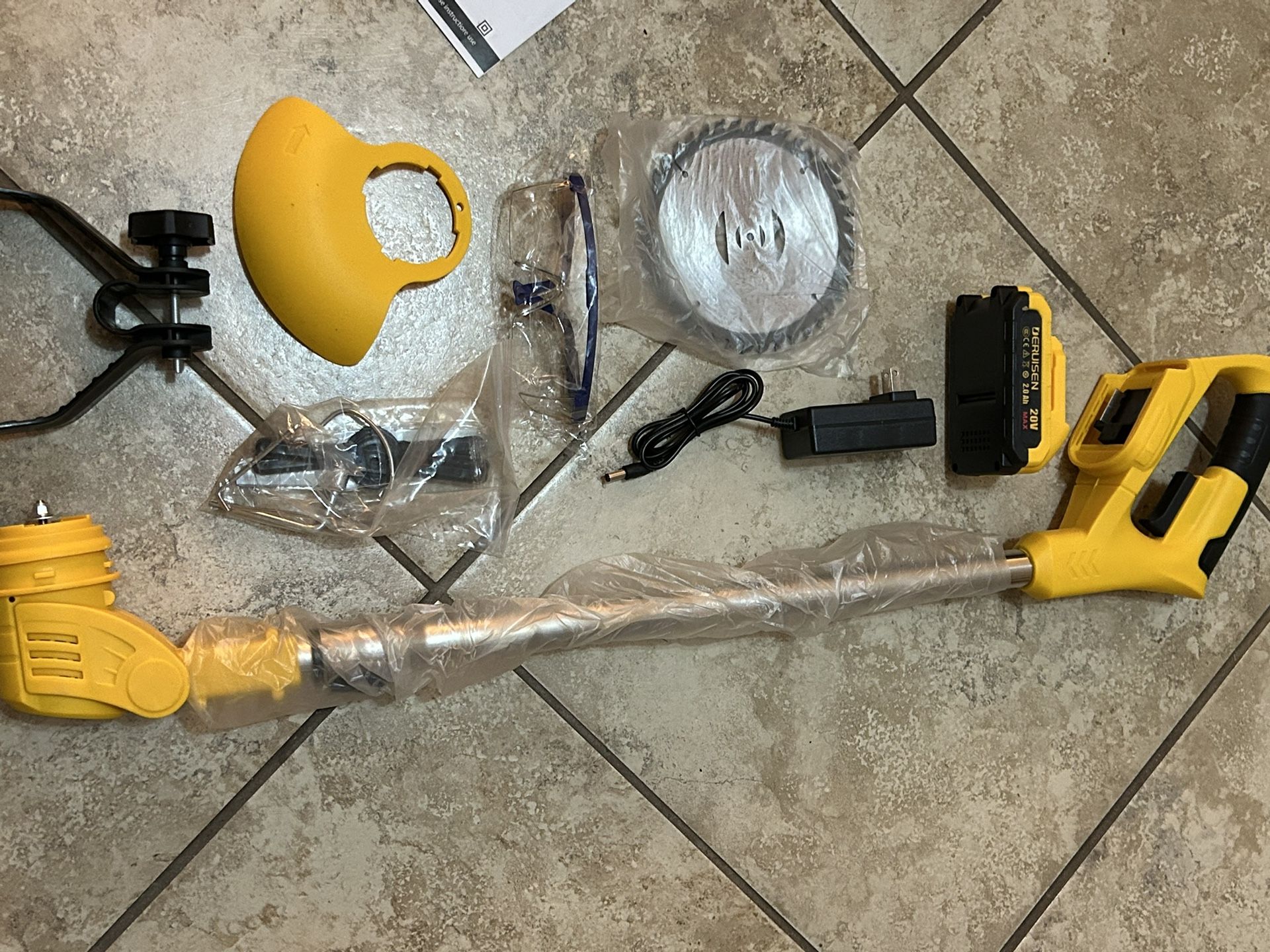 Multi Purpose Wireless Weed Trimmer And Electric Wireless Lawn Mower BRAND NEW