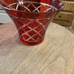 Red Vase