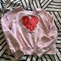 Girls Size 6/7 Sweatshirts, One Pair Of Pants And A Jacket 