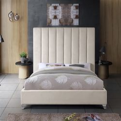 Full Velvet Bed 