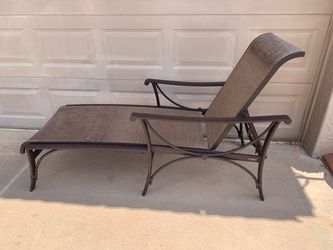 Outdoor Patio Chaise Lounge by Mallin