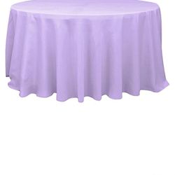 Lavender Round Tablecloth 
