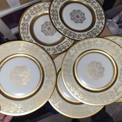 Gold Trim 11" Hors'd Oevures Plates
